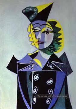Nusch Eluard 1937 cubisme Pablo Picasso Peinture à l'huile